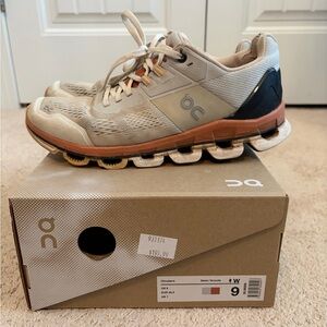 On Running Women's Sneakers in Cream and Black